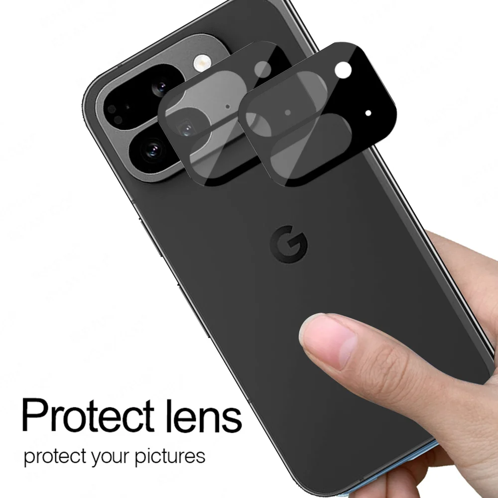 واقي زجاج لعدسة الكاميرا المنحنية ، Google Pixel 9 Pro Fold 5G ، كاميرا خلفية ثلاثية الأبعاد ، زجاج مقسى ، 1-3