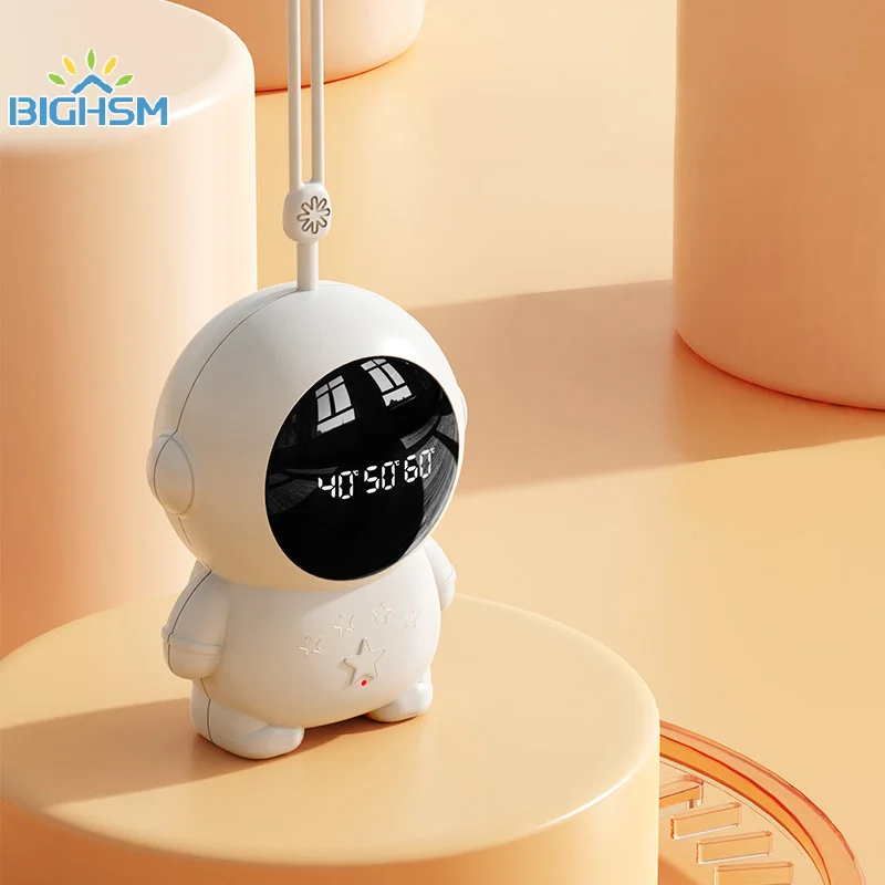 1 قطعة 60 ℃   لطيف رائد الفضاء جهاز تدفئة محمول USB شحن الشتاء البسيطة قابلة لإعادة الاستخدام اليد الدافئة جيب جهاز تدفئة محمول هدية السنة الجديدة