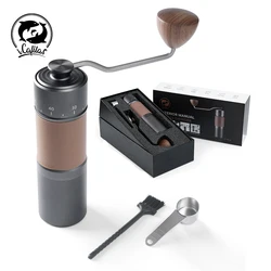 I Cafilas macinacaffè manuale macinacaffè portatile in acciaio inossidabile 420 30g potenza caffè placcatura in titanio burr