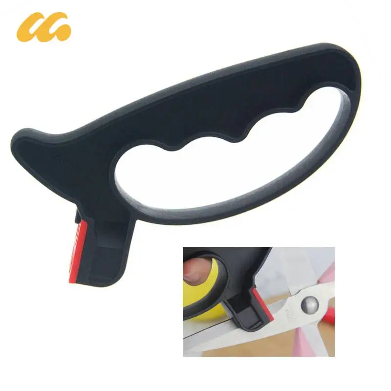 Hand-pulled Convenient Knife Grinder Household Double-groove Quick Knife Grinding Stone Multifunctional Knife Grinding Shear