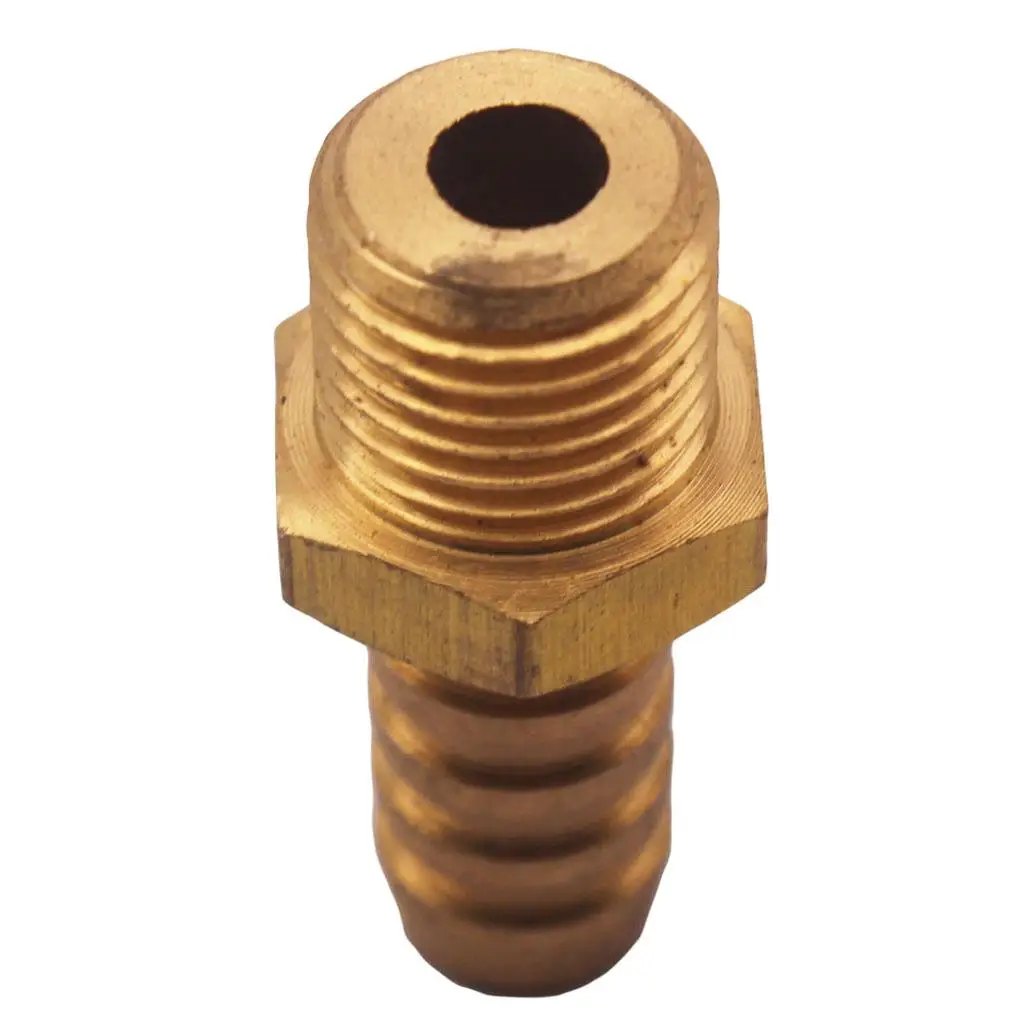 Brass Hose Connector, Adapter, Metric M14 X 1.5 Male Hose Bardo 7/16 