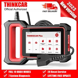 THINKCAR Thinkscan Plus S7 OBD2 Automotive Scanner Professional ABS A/F Reset Mulit-system Code Reader OBD2 Car Diagnostic Tools