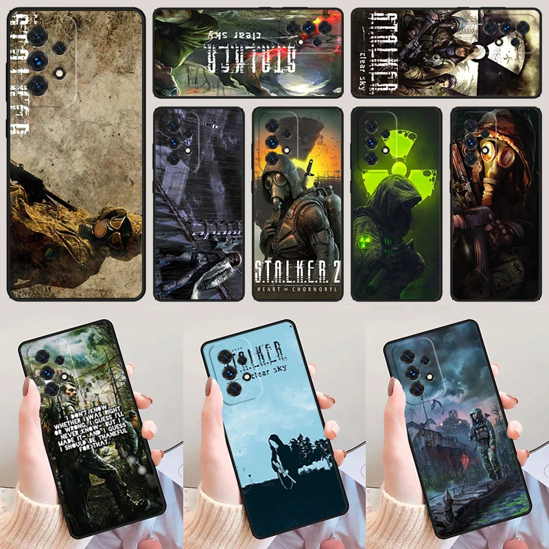 Stalker Clear Sky For Samsung Galaxy A52 A72 A73 A20e A21S A50 A70 A11 A12 A42 A31 A40 A51 A71 A32 A80 A91 Phone Case Cover