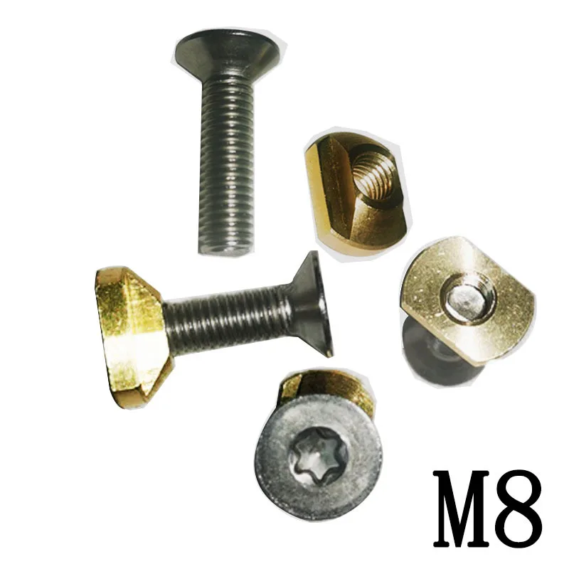 

Windsurfing hydrofoil surfboard screw M 80,000 joint T nut wind wing board kite board tail SUP board accessories