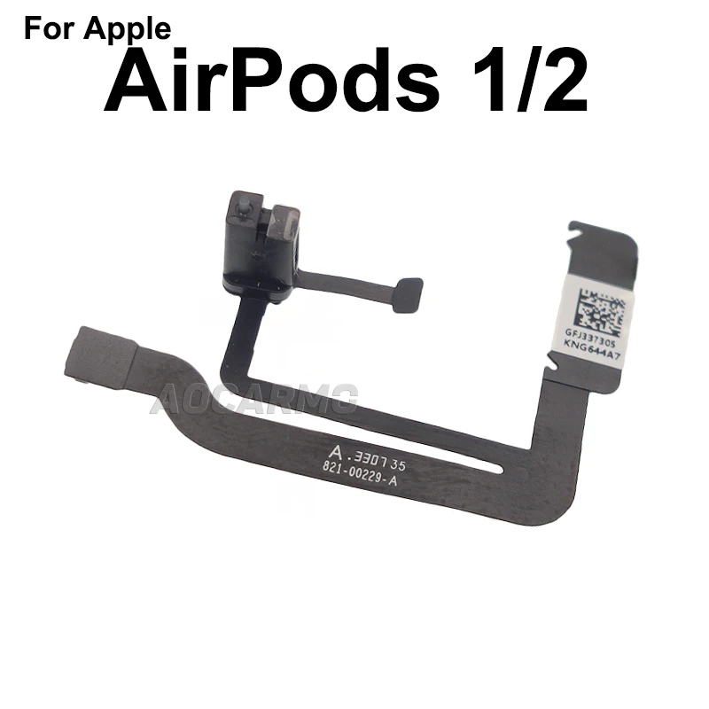 Aocarmo For Apple AirPods 1 2 A1602 Battery Box Charging Case Light Flex Cable Repair Part