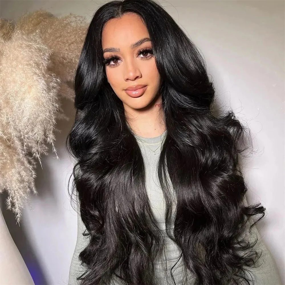 Glueless Wigs Human Hair Body Wave Human Hair Wigs 30 32 Inch 7x5 6x4 5×5 HD Lace Closure Wig Pre Plucked Human Hair Wigs