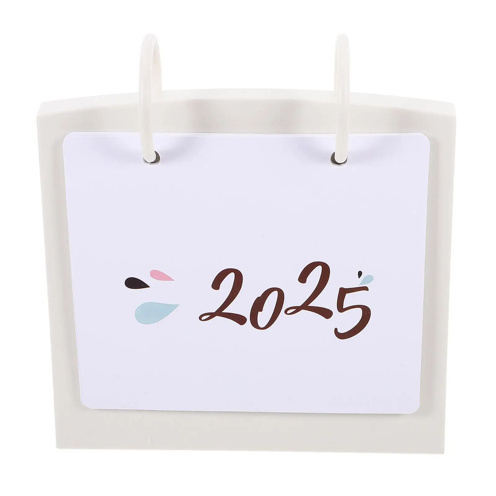 

2025 Desk Calendars Monthly Standing Flipped Planner Tabletop Decorative Home Office Practical Organizer