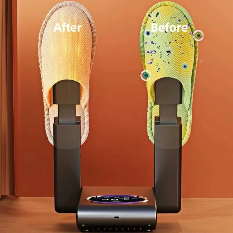 Retractable Electric Shoes Dryer Heater Deodorizer Dehumidifier Portable Shoe Drying With Constant Temperature Violet Light