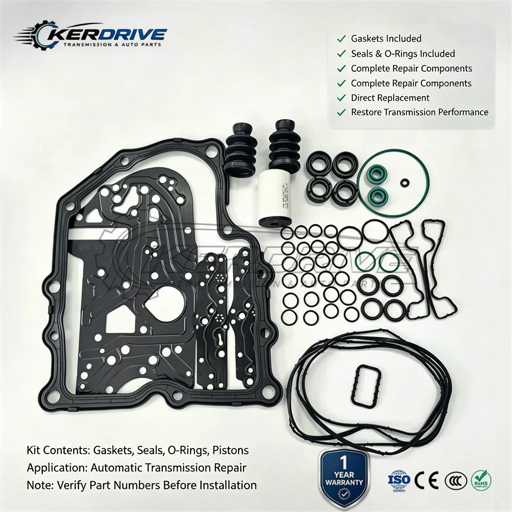 New 0AM DQ200 DSG 0AM325066AE Gearbox Transmission Valve Body Seal Gasket Repair Kit Suit For -Audi Seat Skoda 7-Speed