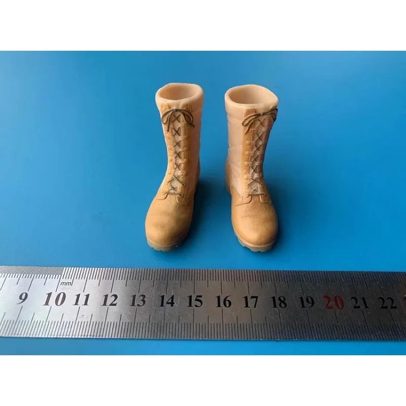 Chaussures Creuses de Soldat à Échelle 1/6, Bottes de Travail Rondes, Modèle de Chaussures pour Figurines d'Action BJD de 12 Pouces, Accessoire de Costume