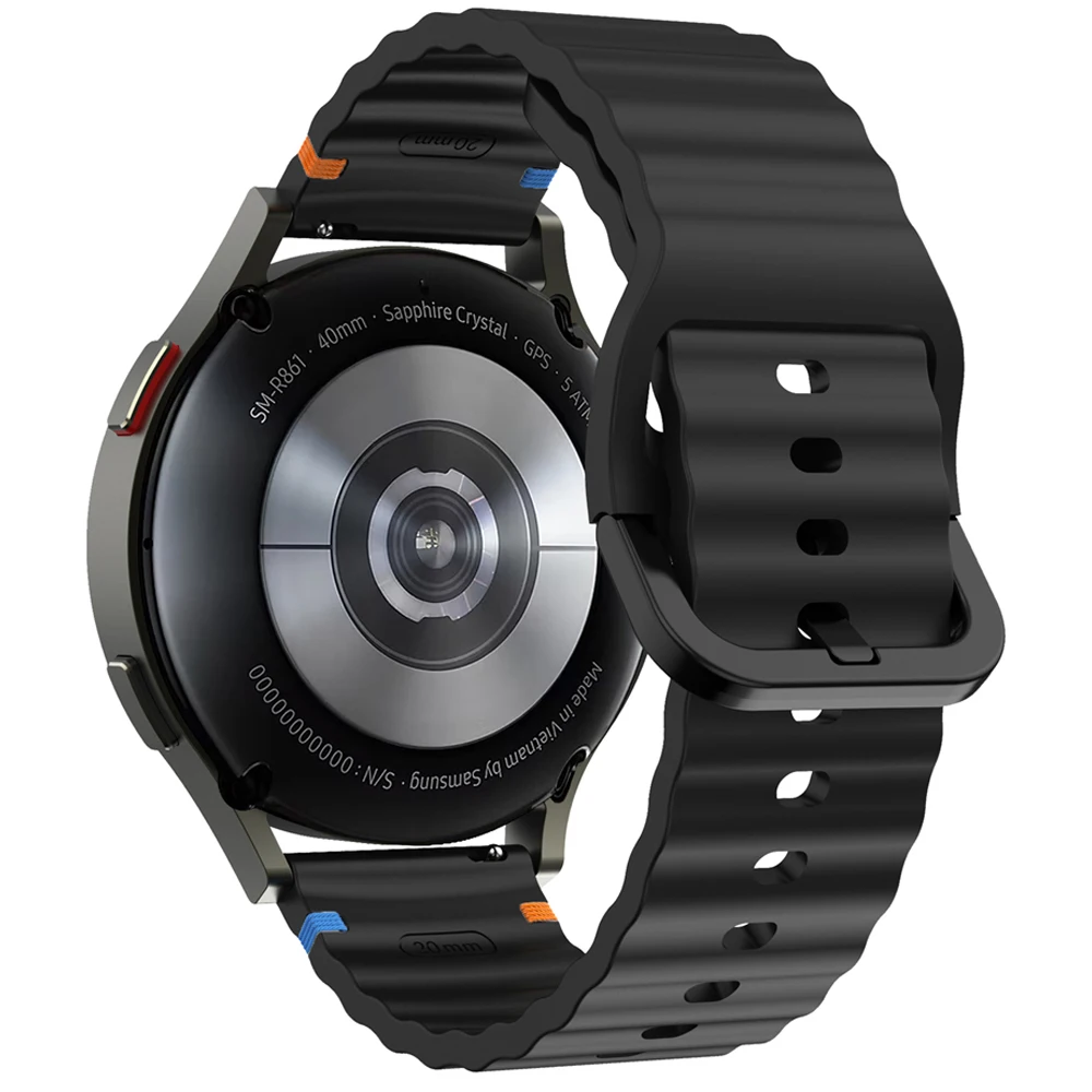 Pasek silikonowy 22 mm 20 mm do HUAWEI WATCH GT 5 Pro 46 mm Pasek GT5 GT 4 3 GT2 42 mm HONOR Magic Watch 4 GS Pro Bransoletka zamienna