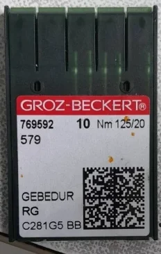 

100шт GROZ-BECKERT 769592 579 иглы gebológico золотые иглы, детали промышленной швейной машины