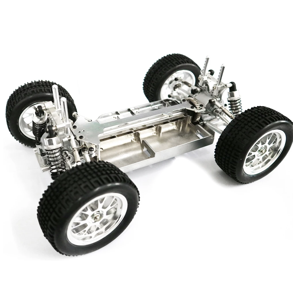 

1pcs 1/18 Car Frame RC Upgrade Part Aluminum Alloy Precision Chassis Frame For Wltoys D90 C24 C14 RC Car Part Titanium