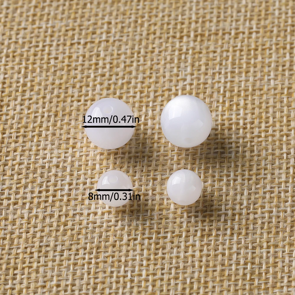 10pcs 8/10/12mm Resin Round Beads UV Changing Reactive Spacer Beads for DIY Necklace Bracelet Earring Jewelry Making Accessories