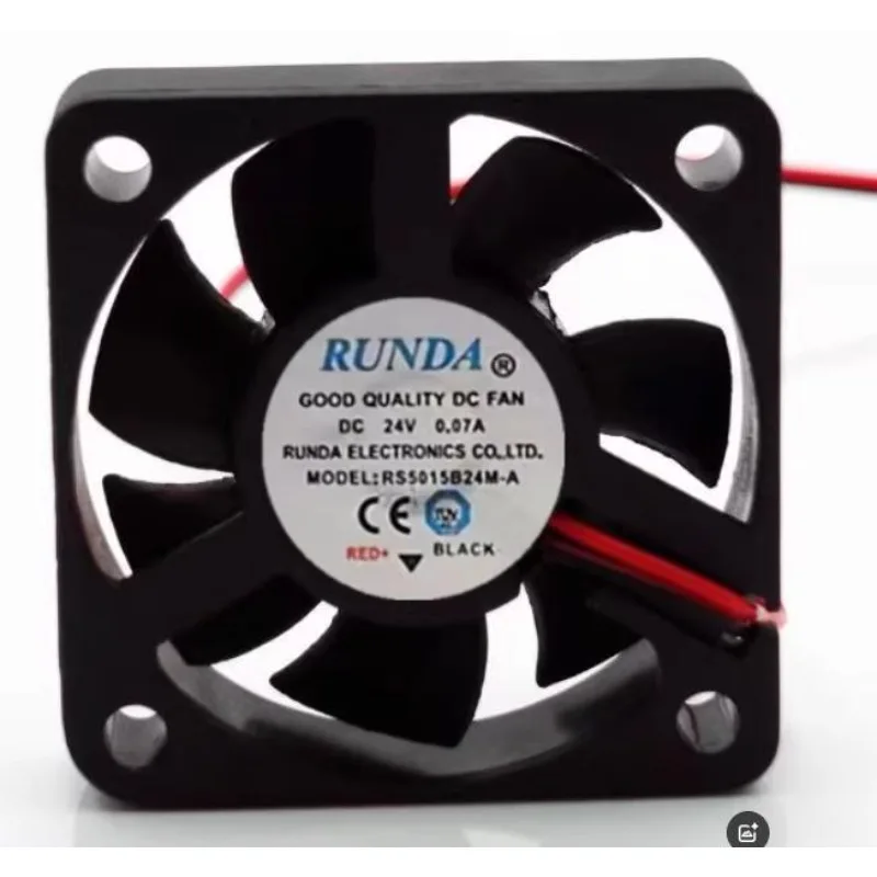 

New Cooler Fan for RUNDA RS5015B24M-A DC24V 5CM Inverter Welding Chassis Cooling Fan 50*50*15MM