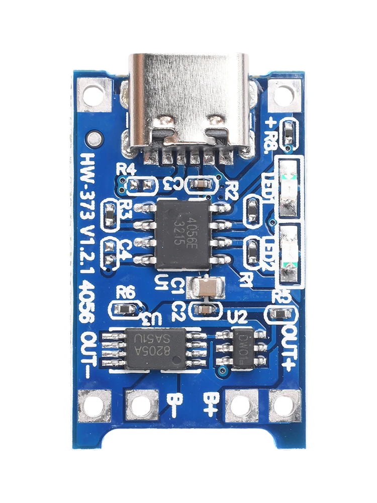 TP4056 Typ-C USB 5V 1A 18650 Lithium-Batterie-Ladegerät TP4056 Modul Ladeplatine mit Schutzfunktion Doppelfunktion 1A Li-Ion – Detail 3