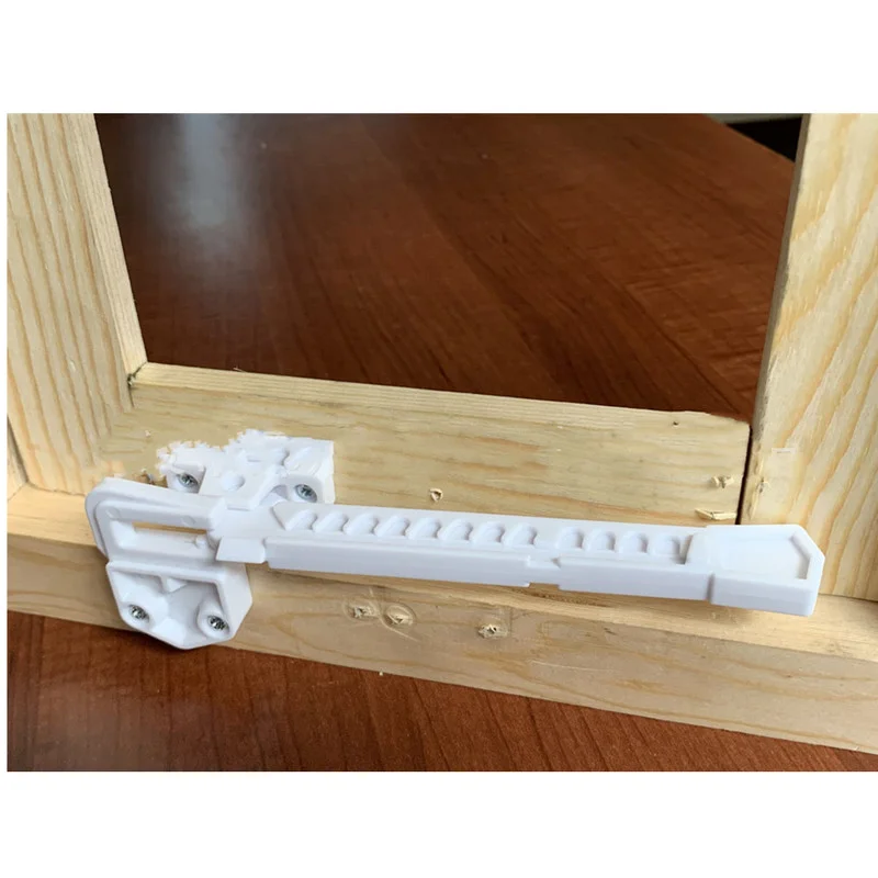 قابل للتعديل ABS باب نافذة قفل أمان نافذة الرياح تستعد المحدد مزلاج سدادة محدد لأجهزة حامي الطفل #6