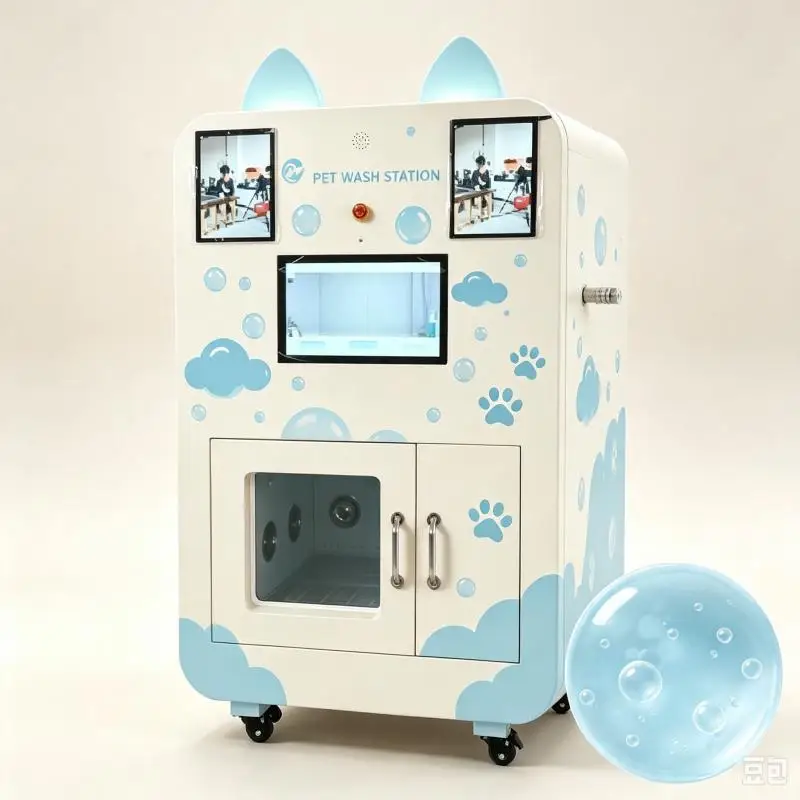 Automatic Dog Wash Vending Machine Pet Grooming Station Smart Cleaning Equipment Touch Screen Customized Solution