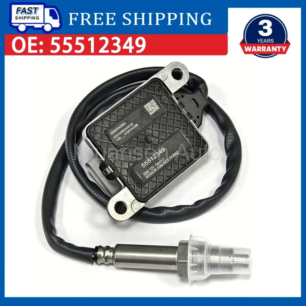 

Car NOx Oxygen Nitrogen Oxide Sensor 55512349 For Opel VAUXHALL Insignia B 2 MK2 Z18 2.0 CDTI 2017 2018 2019 2020 2021