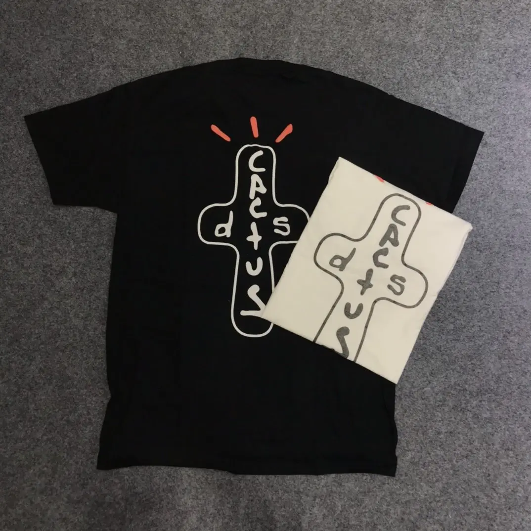 

Футболка Cactus Ja ort Sve с круглым вырезом, модная, в городском стиле, свободного кроя, с принтом, повседневный топ для молодежи, для использования в любое время года.