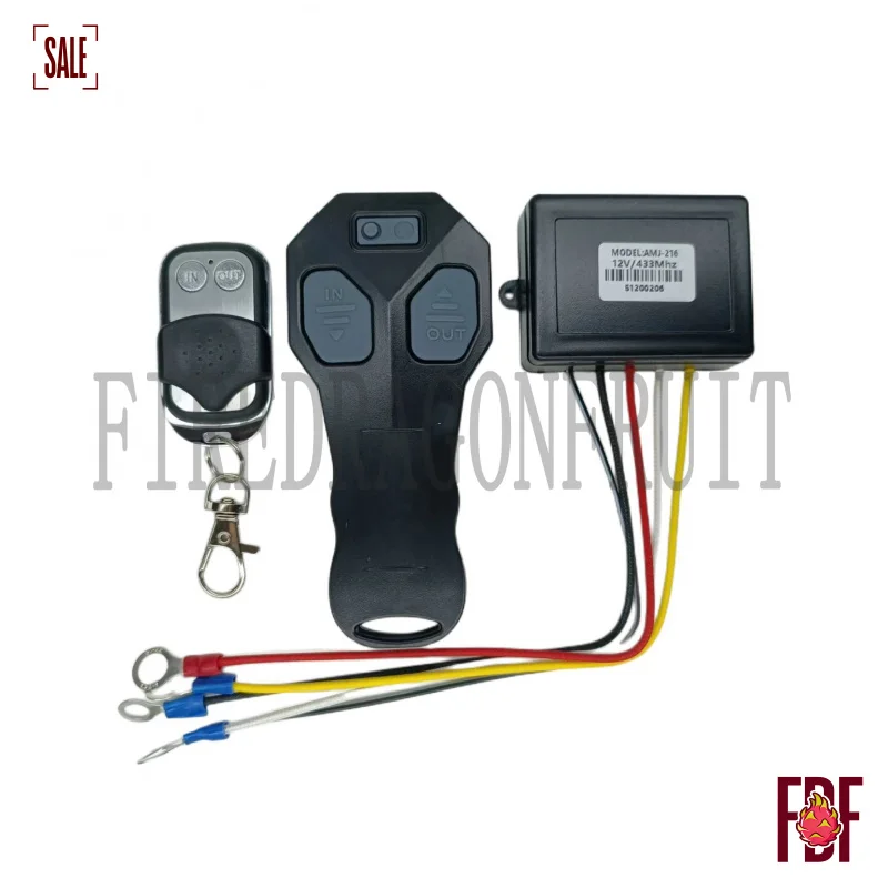 Wireless Winch 12V 24V Offroad Vehicle Radio Function