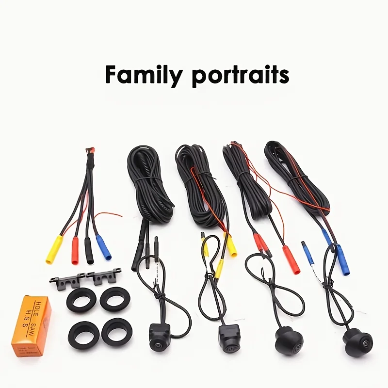 [كاميرا مركبة عالية الدقة 360] |   رؤية محيطية بانورامية، يمين + يسار + أمامي + خلفي، رؤية ليلية، مساعدة القيادة وقوف السيارات