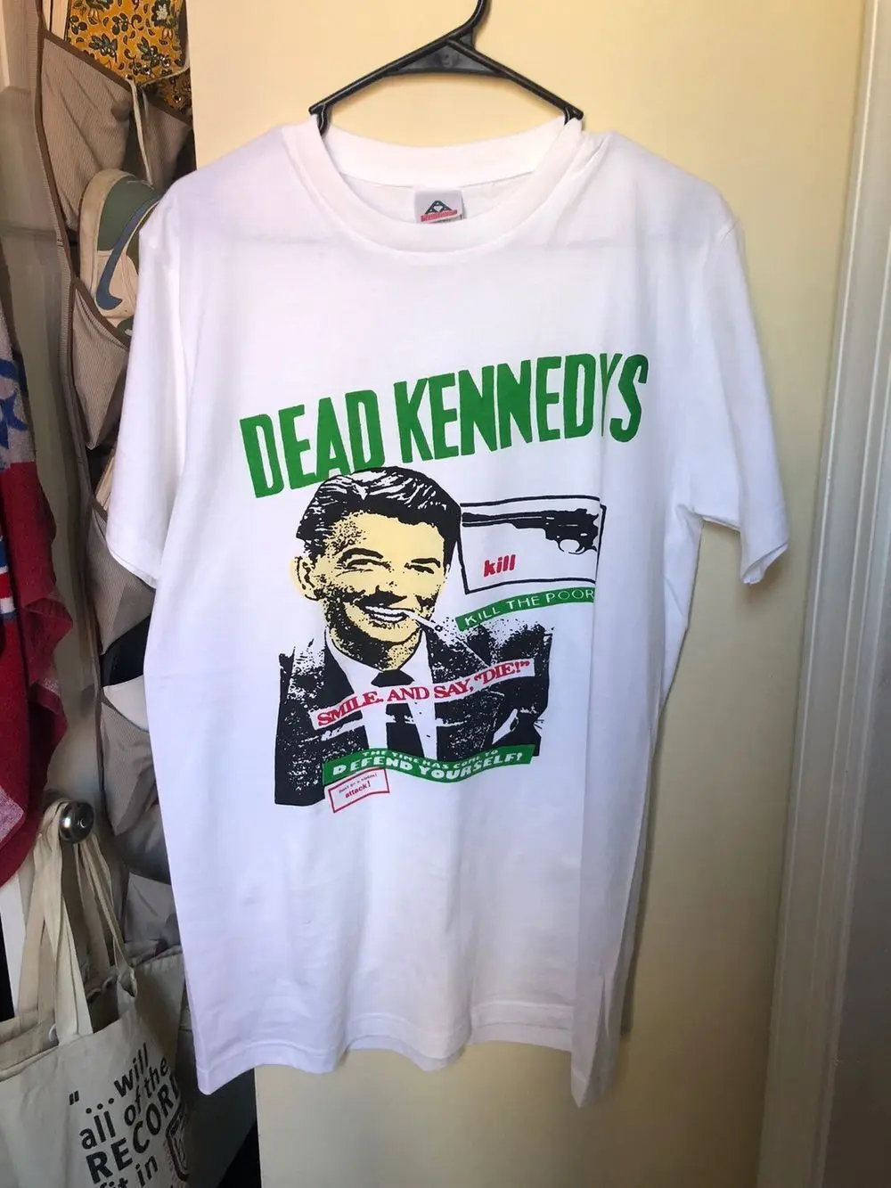 Reprint Dead Kennedy’s Reagan Kill the Poor T shirt Men Women NH10829