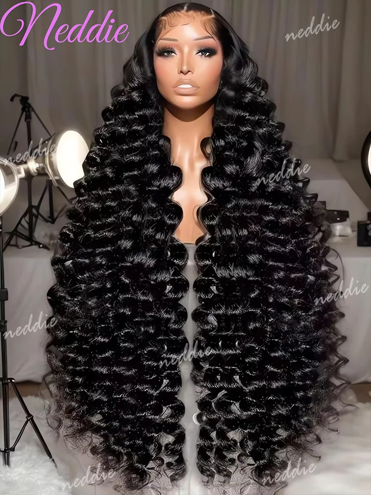 13X6 Lace Frontal Loose Waves Wig Human Hair 13X4 Curly Lace Deep Wave Frontal Wig Water Wave 180 Density Brazilian For Women