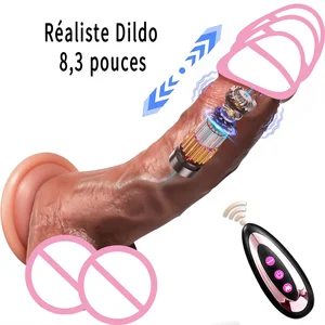 Getaran Dildo Realistis untuk Wanita Masturbasi Mainan Seks Dewasa Seksi Mainan Anal Penetrasi Anal Menyodorkan Penis Vibrator Dildo 8 penjualan terbaik anal menyodorkan - №