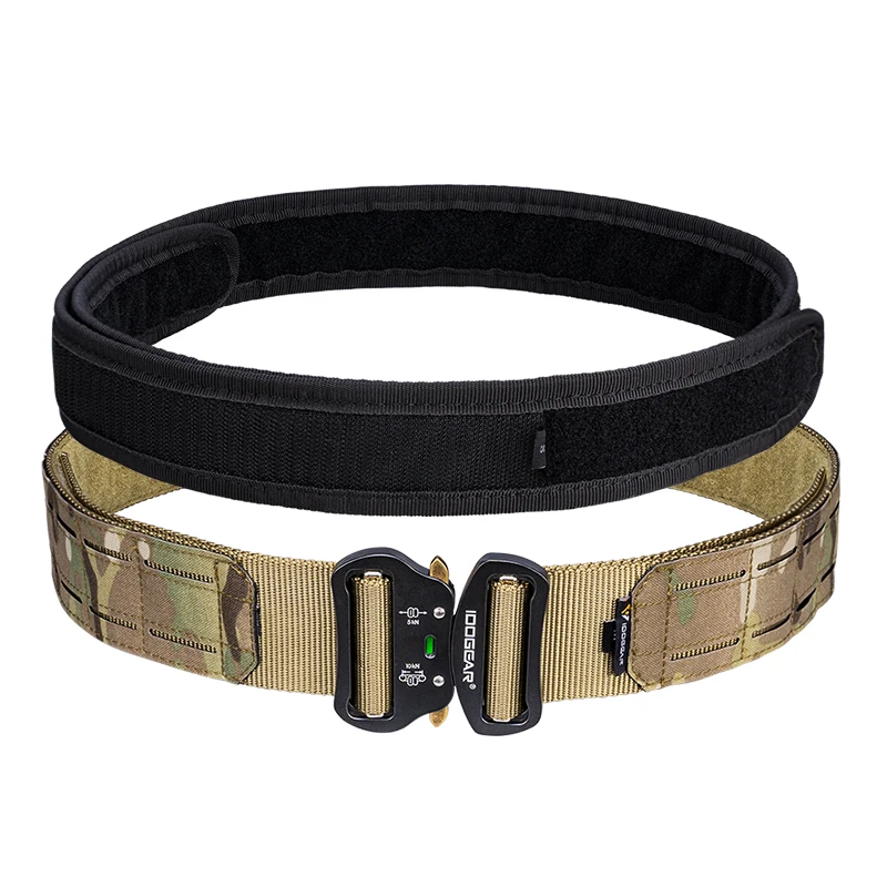 Idogear 2 Inch Tactical Belt Quick Release Metal Molle Laser Mens Belts Camo Military Belt