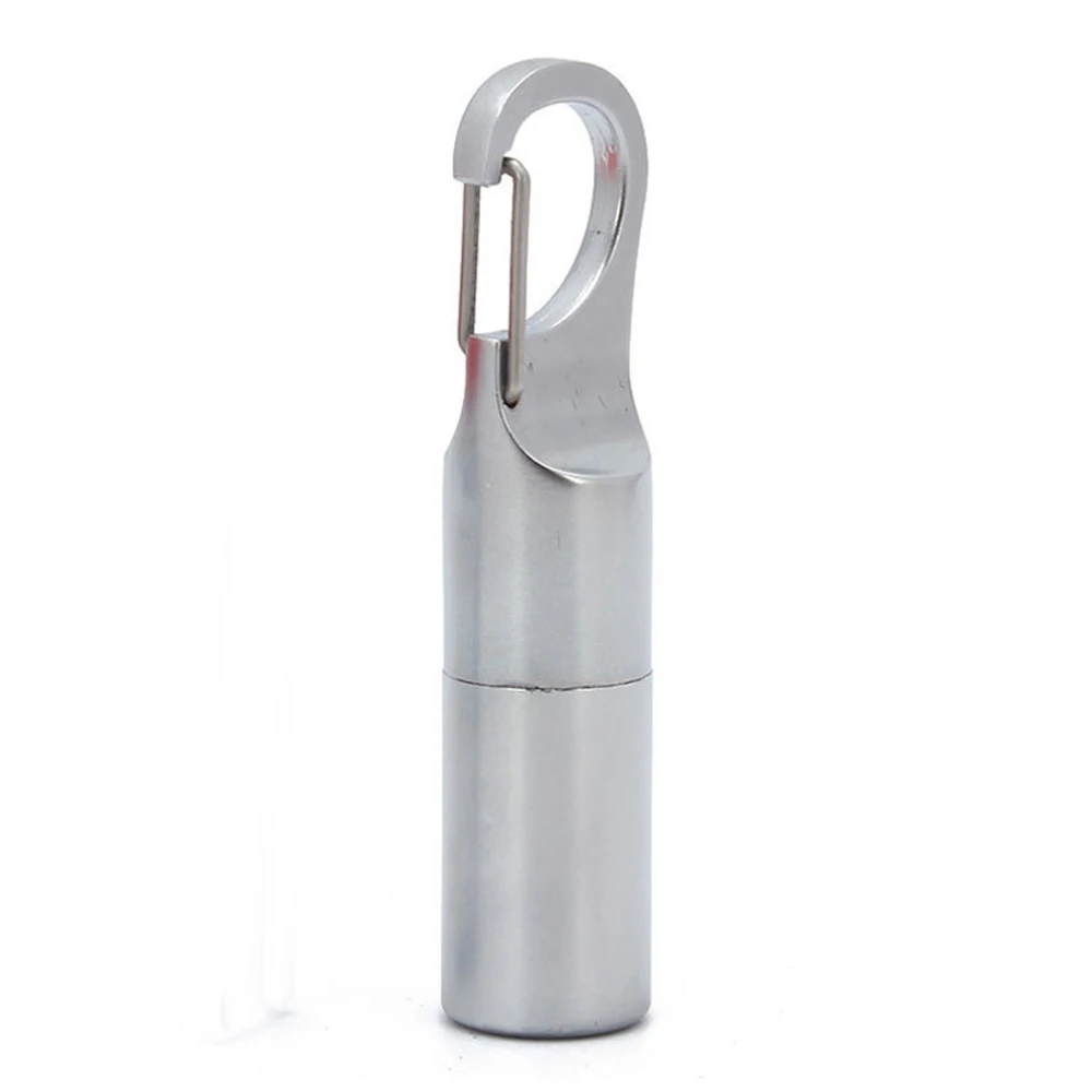 Capsule Gasoline Lighter Outdoor Key Chain Buckle Lighter Inflated Wheel Hanging Small Lighter Tools Mini Kerosene Lighter