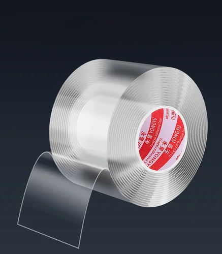 Nano adhesivo de un solo lado, cinta de instalación, cinta transparente desmontable para pegar artículos, cocina doméstica