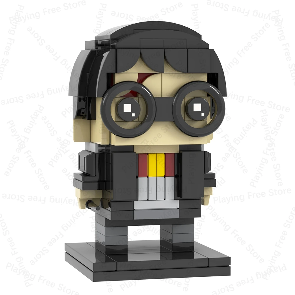 MOC شخصيات الفيلم السحري Brickheadz الخيال الطوب الأربعاء دوروثي متوافق ألعاب مكعبات البناء للأطفال الكبار هدية DIY بها بنفسك #2