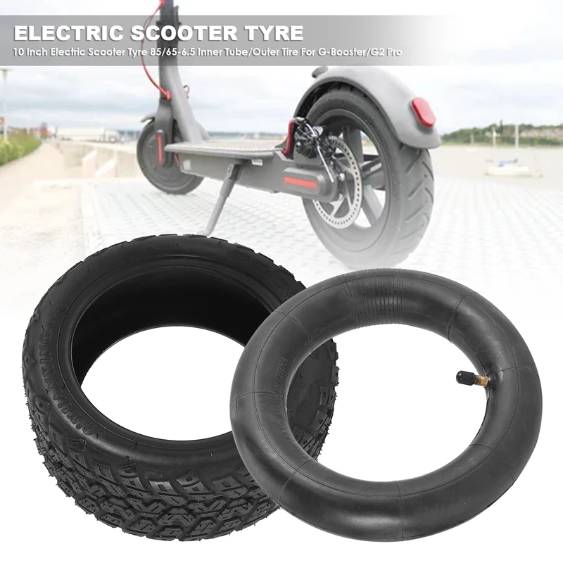 10 Inch Electric Scooter Tyre 85/65-6.5 Inner Tube/Outer Tire For Kugoo G-Booster/G2 Pro Cycling Parts