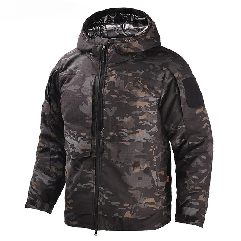 

Men Winter Parkas Tactical Jackets Heating Militarmy Windproof Hooded Coats Thermal Camo Clothing 오토바이 자켓