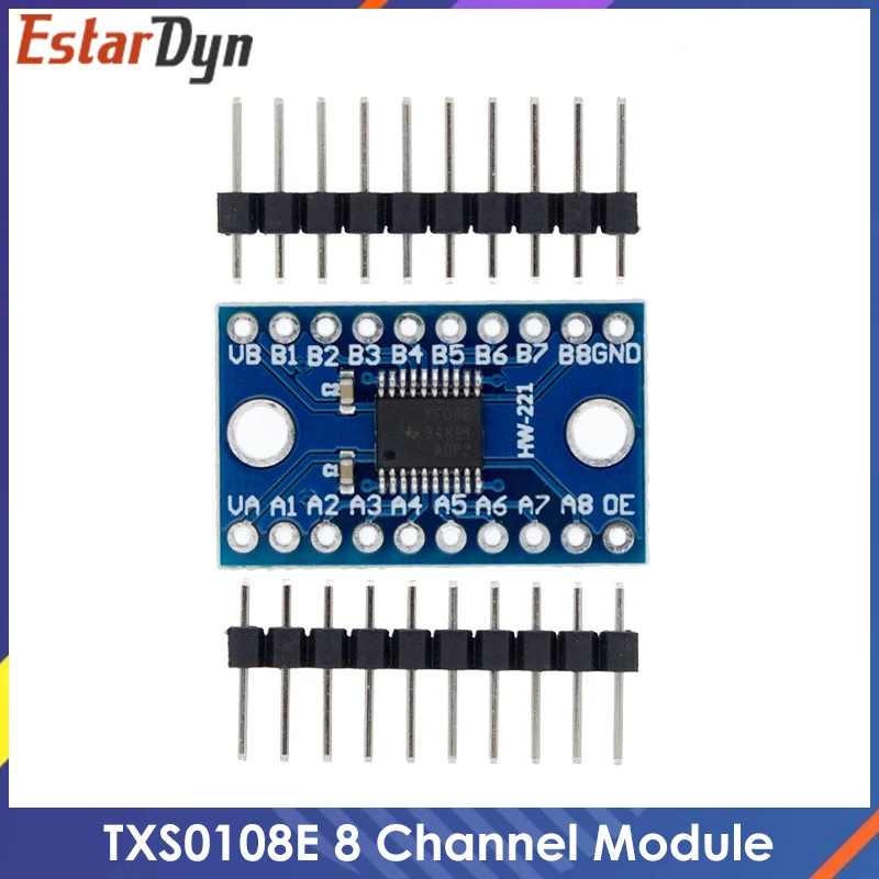 3.3V 5V TXS0108E 8 Channel Logic Level Bi-directional Converter Module TXB0108 Mutual Convert Module TXS0108