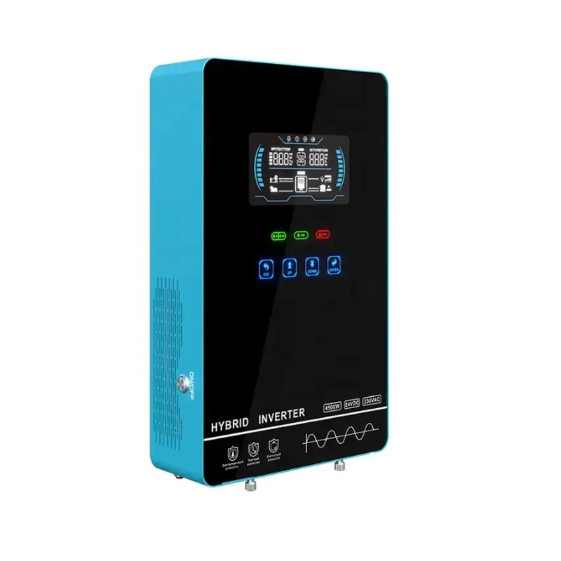 4500w 6500w 7200w Hybrid Off Grid Solar Inverter Solar Power System Home Single LED Digital SDK DC 24V OEM Support CE ROHS 95%