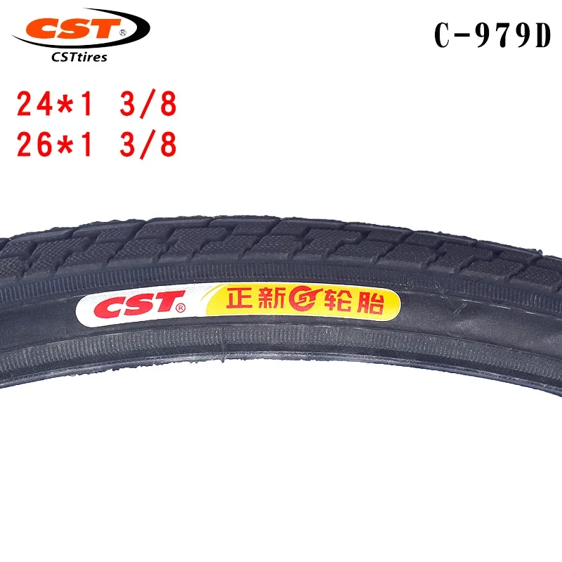 CST Mountain Bike Tire C979D 24 26Inch Steel Wire 24 26 27*1 3/8 Anti Slip Wear Resistant Bicycle Tire