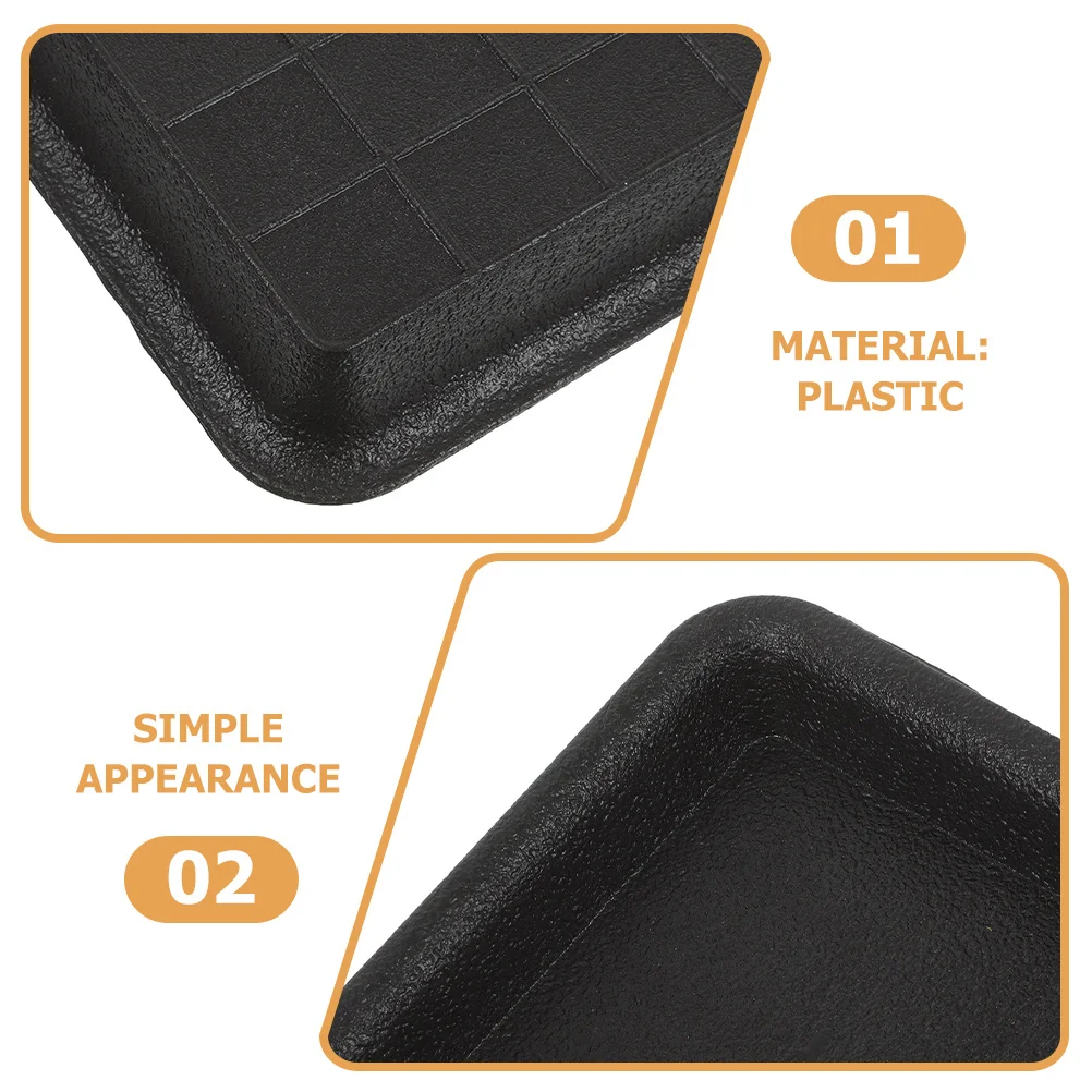 

8Pcs Plant Saucer Plastic Rectangular Durable Pot Tray Water Drip Tray for Indoor Outdoor Flower Plants Plant Saucers