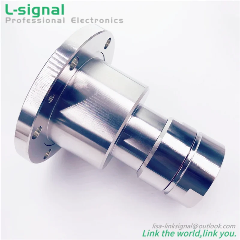 High Power RF Coaxial Clamp 3 1/8 EIA Flange Connector For 1 5/8 Cable