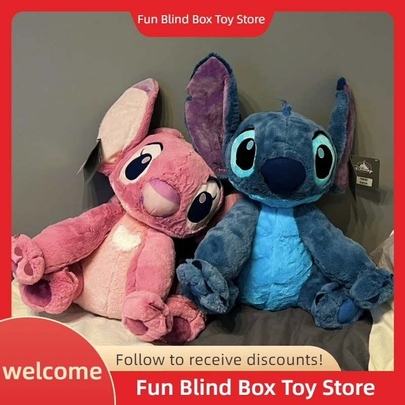 

30/45/60/80cm Disney Large Size Lilo & Stitch Stuffed Plush Toy Stitch Doll Soft Kawaii Room Decor Pillow Toys Girl Kawaii Gift