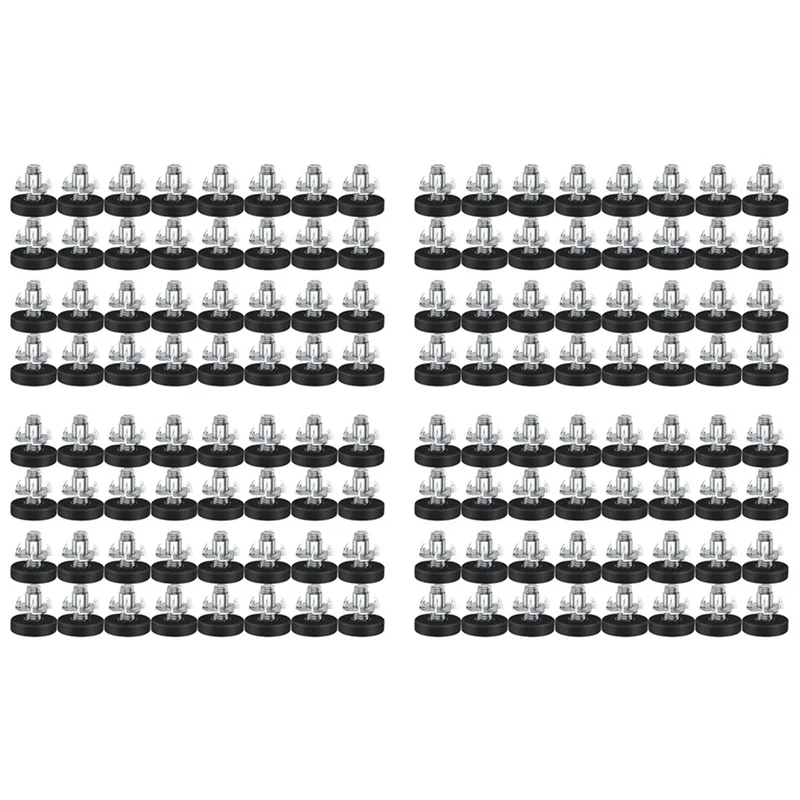 

ABMH-128 PCS M6 Thread Adjustable Furniture Levelers Screw In Chair Feet Adjustable Furniture Feet Leg Levelers