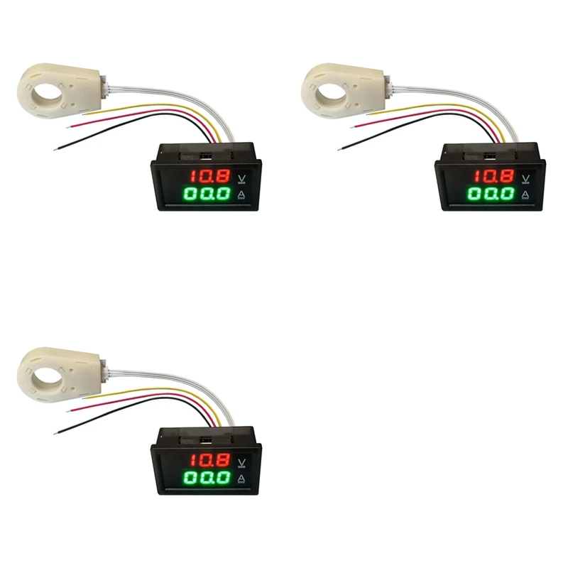 dt16-3x-amperometro-voltmetro-a-effetto-hall-dc-0-300v-200a-monitor-batteria-led-digitale-per-corrente-e-tensione-per-auto-12v