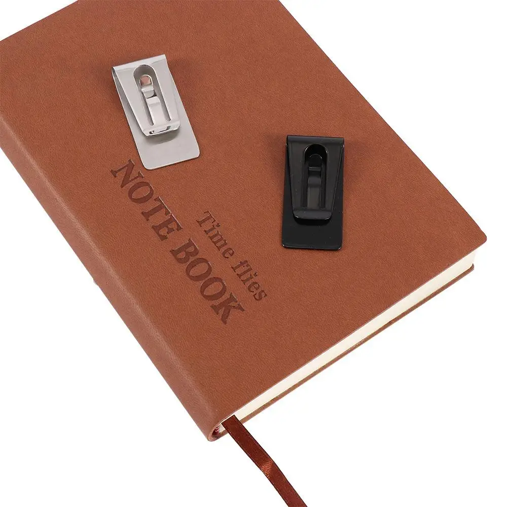 

Creative Stationery Stainless Steel Bill Clip Metal Clip Ticket Holder Money Clips Hollow Cash Holder ID Card