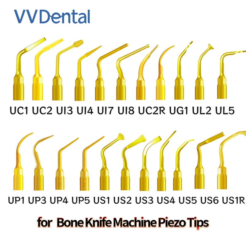 

Dental Ultrasonic Bone Knife Machine Working Tip is Suitable for Mectron Woodpecker NSK Maxillary Sinus Lift Implant Cutting Tip