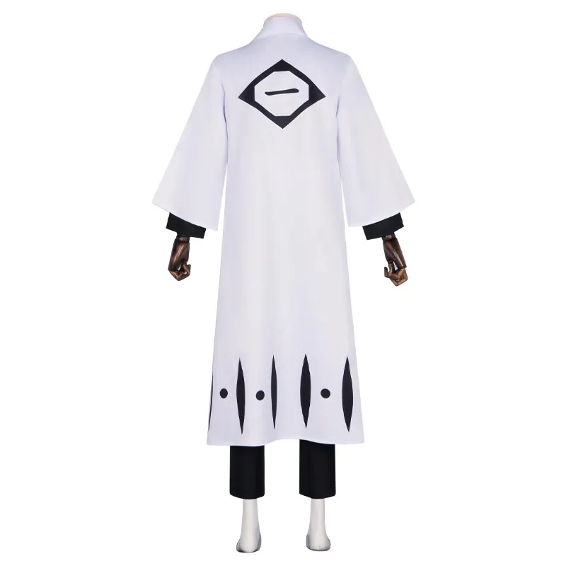 Anime Aizen Sousuke Cosplay Costume Bleach Cosplay Kuchiki Byakuya Captain Hitsugaya Toushir Captain Robe Kimono Outfit for Men view 4