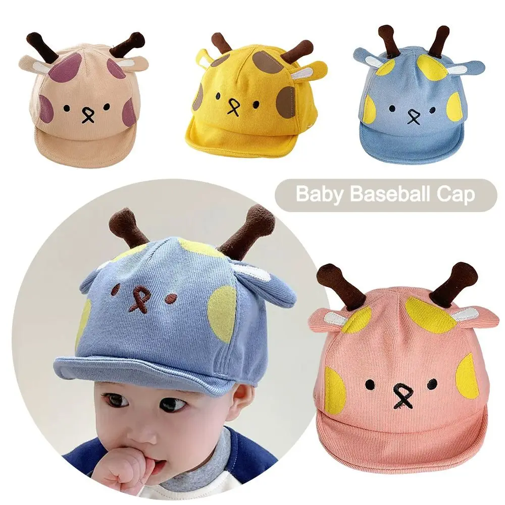 

Cartoon Baby Baseball Cap with Ears Sun Protection Boys Girls Fisherman Hat Sunshade Adjustable Duck Tongue Cap
