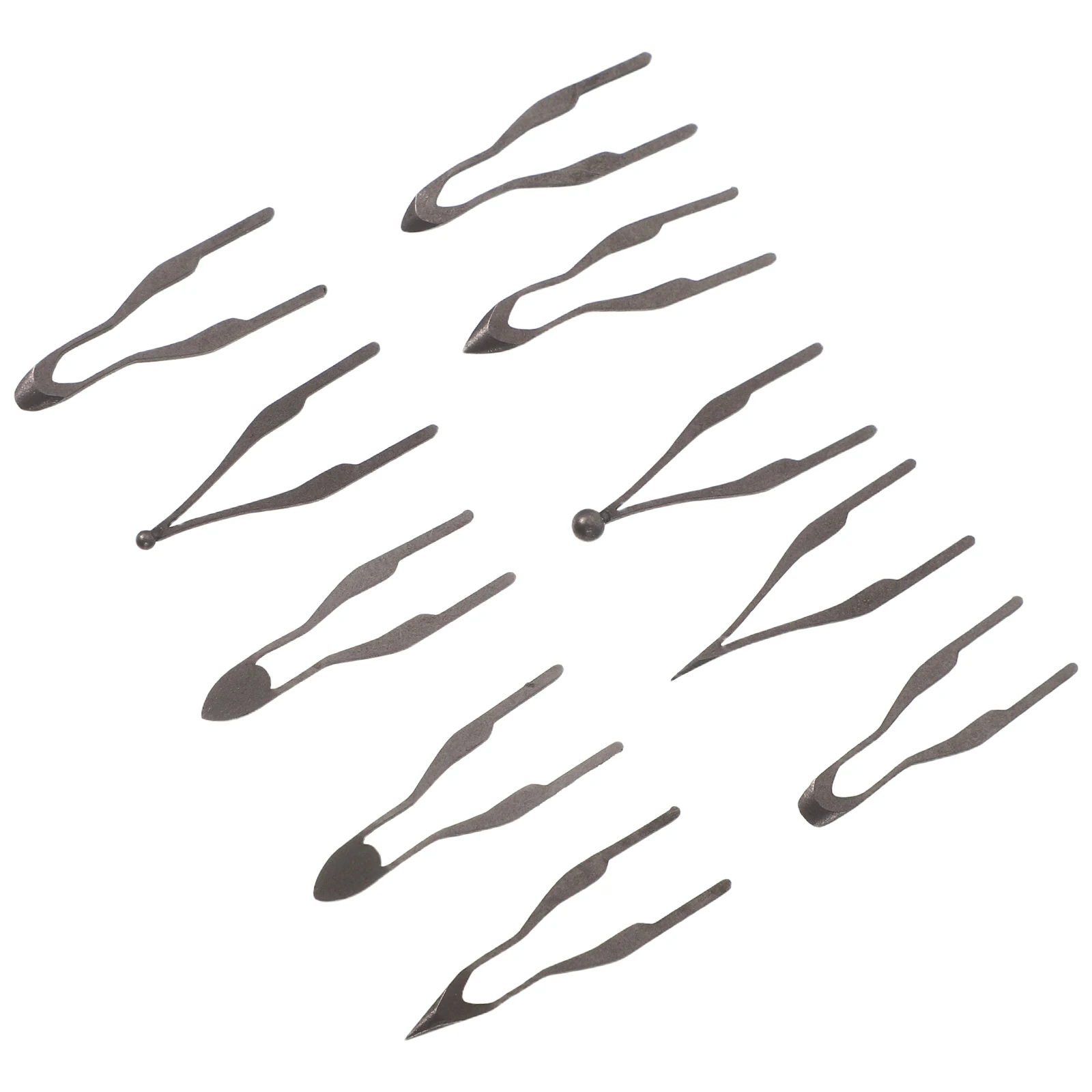 

10Pcs Pyrography Tips Stable Heating Performance Professional Nibs for Wood Burning Crafting Artistic Engraving