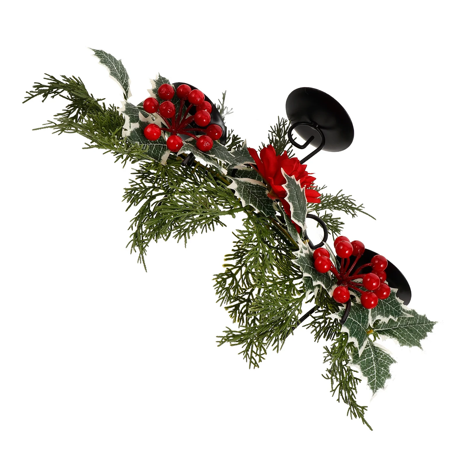 

Christmas Holder Decor Vintage Iron Tealight Stand For Tabletop Wedding Party Centerpiece Xmas Decoration Desktop