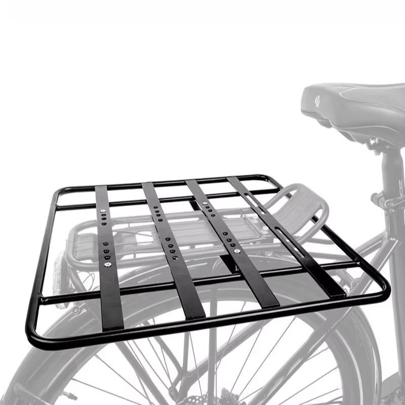 Bike Rear Rack Lengthen Widen Sturdy Durable Load-bearing Capacity Aluminum Alloy Bicycle Luggage Carrier Bicycle Accessories